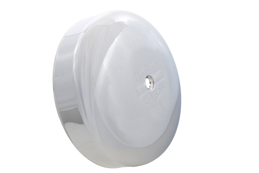 V-Twin - 34-0743 - Chrome 7 inch Round Air Cleaner Cover