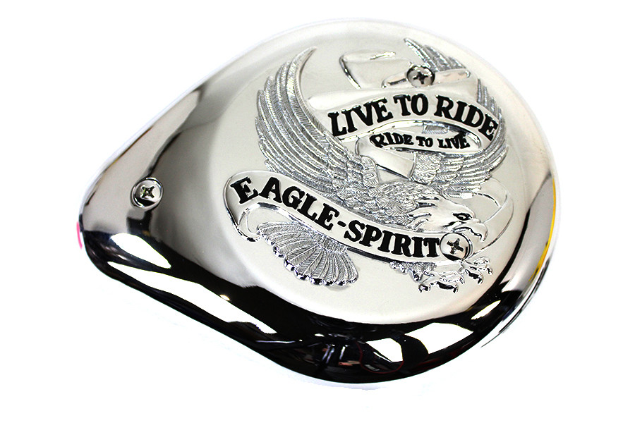V-Twin - 34-1020 - Live to Ride Teardrop Air Cleaner