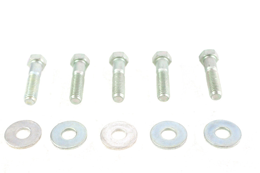 V-Twin - 3412-10 - Zinc Plated Rear Sprocket Hardware Kit