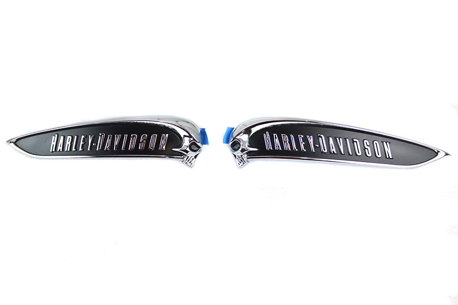 V-Twin - 38-0014 - Factory Style Tank Emblem Set - Fits 2014