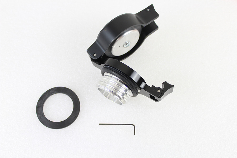 V-Twin - 38-0882 - Flip Up Gas Cap Vented Black