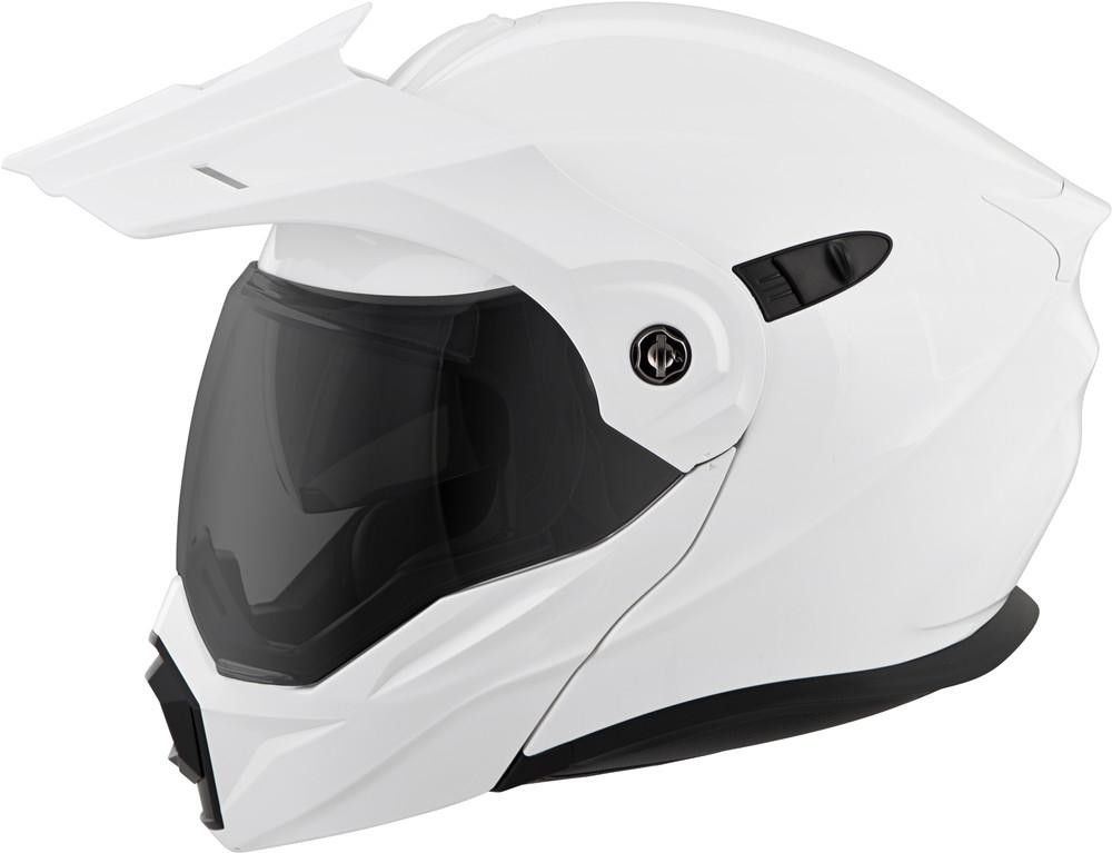 scorpion at-950 modular helmet EXO-AT950 Solid (CLOSEOUT) tinted visor for improved visual contrast in winter terrain Scorpion EXO-AT950 Helmet - Solid