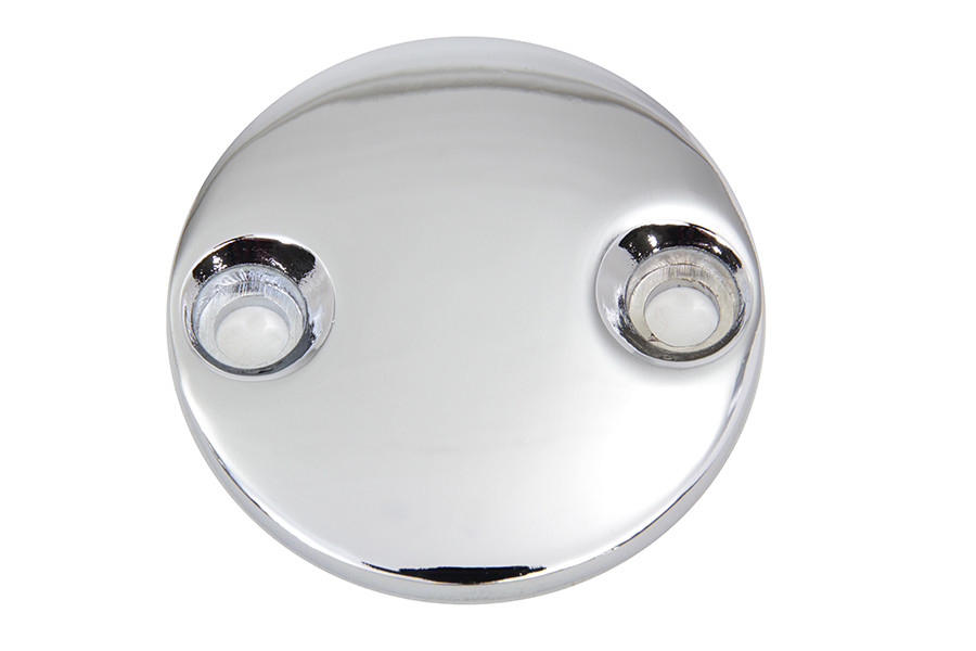 V-Twin - 42-0868 - Chrome Primary Cover Clutch Adjuster Cap