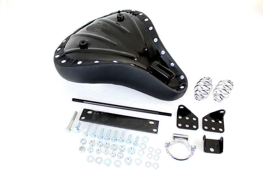 V-Twin - 47-0151 - Bates Style Solo Seat Kit - Fits 1965-1984
