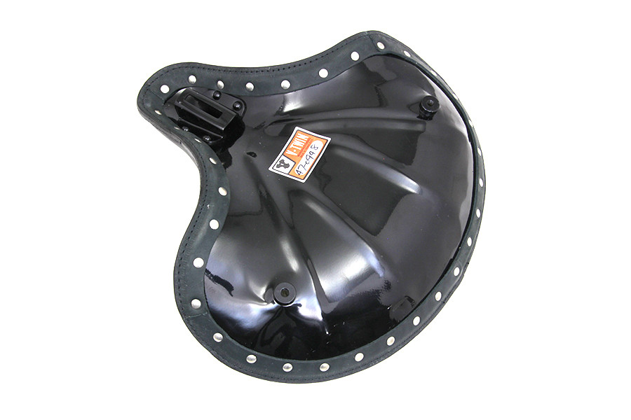 V-Twin - 47-0948 - Corbin Gentry Black Leather Thin Solo Seat