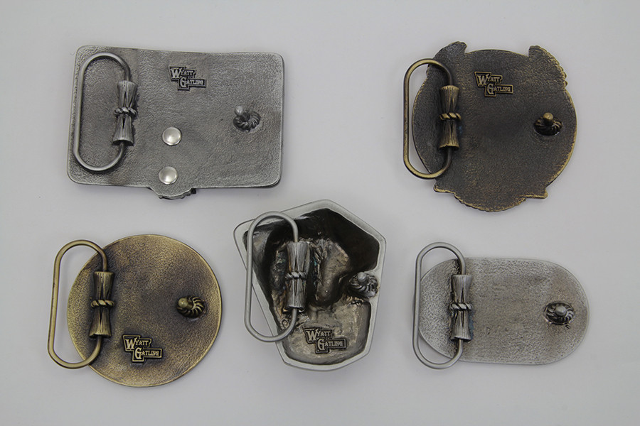 V-Twin - 48-1525 - Shovelhead Belt Buckle Set