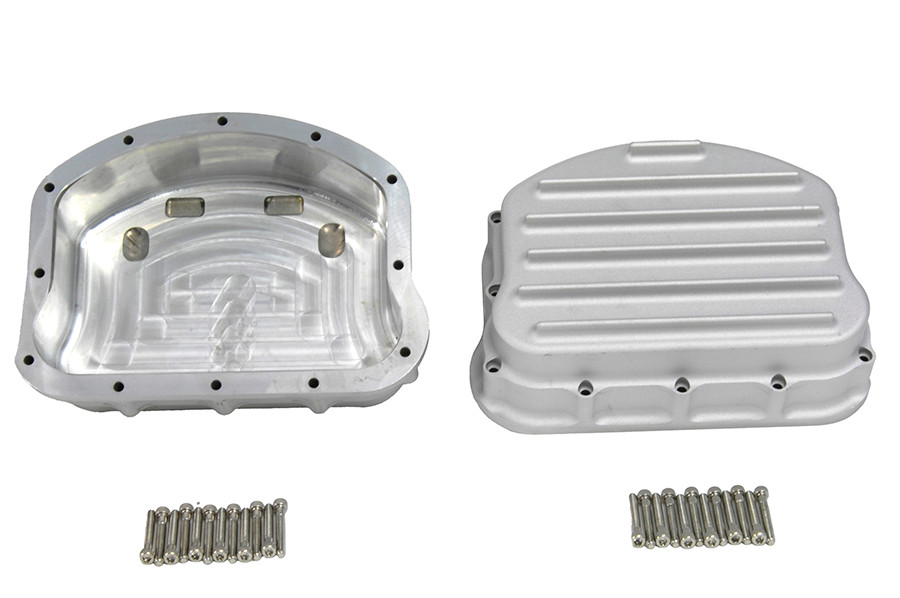 V-Twin - 49-0790 - Full Finned Panhead Rocker Box Cover Set - Fits