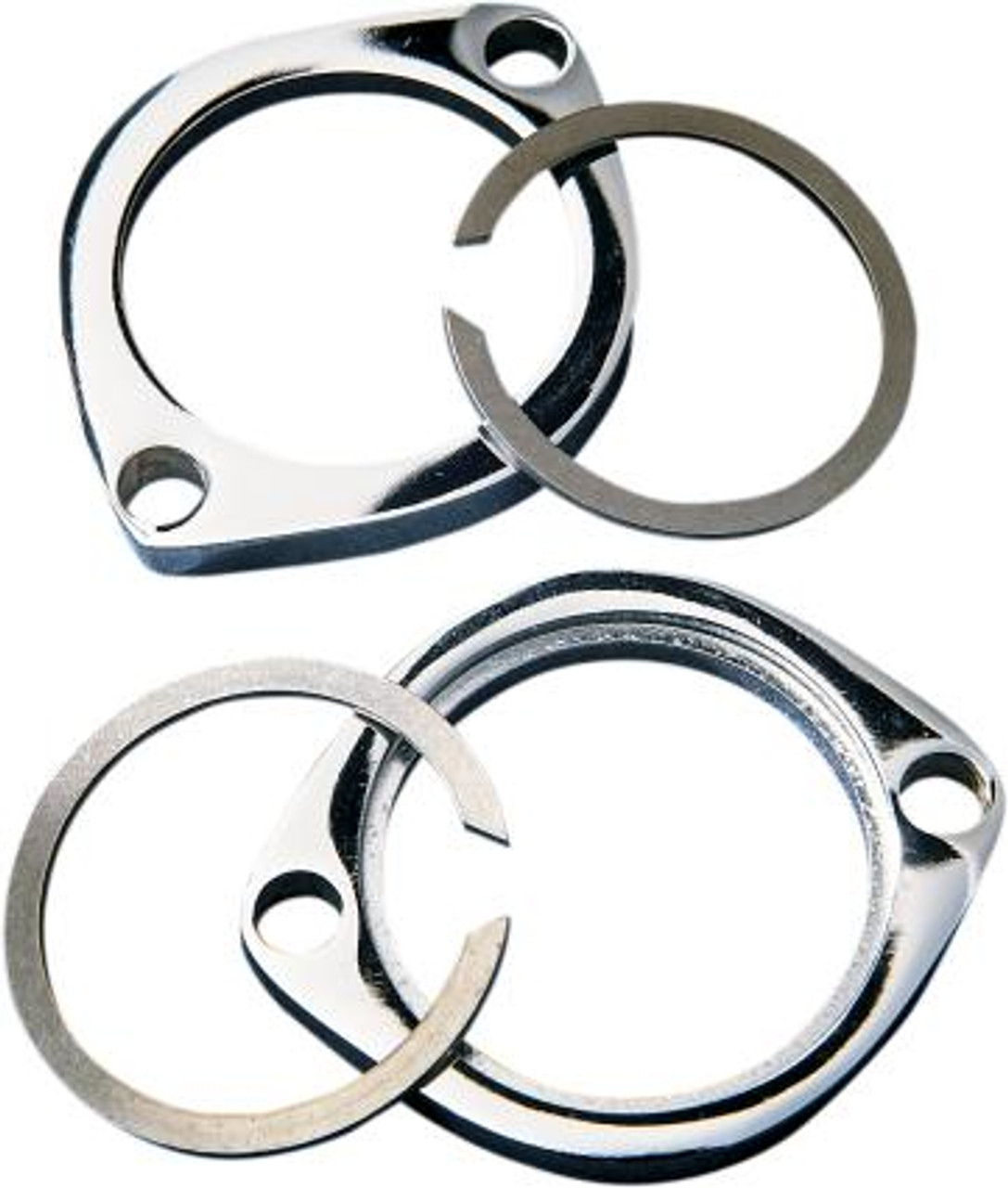 Drag Specialties Exhaust Flange Kit for Harley Evo Big Twin 1984-Up