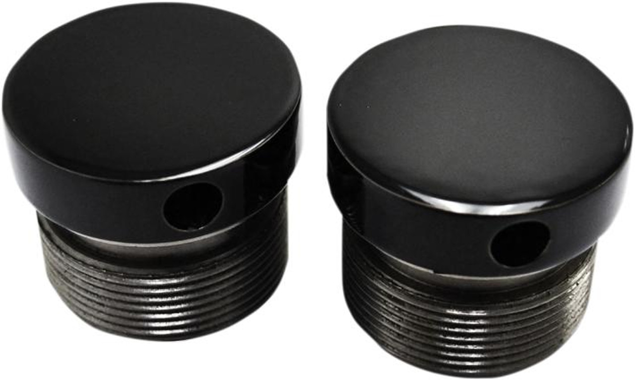 LA Choppers Flush-Mount Fork Caps for Harley Dyna 91-05, FXR