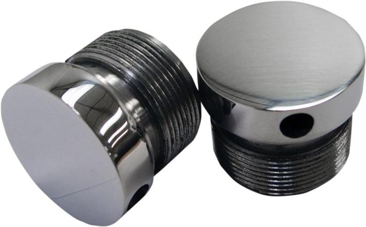 LA Choppers Flush-Mount Fork Caps for Harley Dyna 91-05, FXR