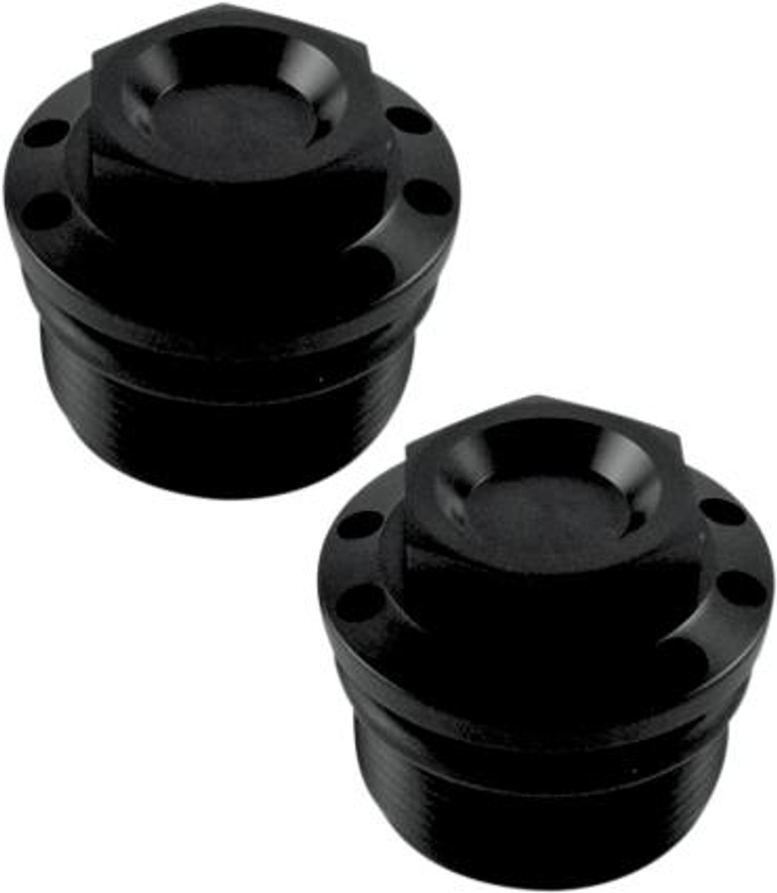 Joker Machine Fork Tube Caps for Harley FXR, Dyna, Sportster