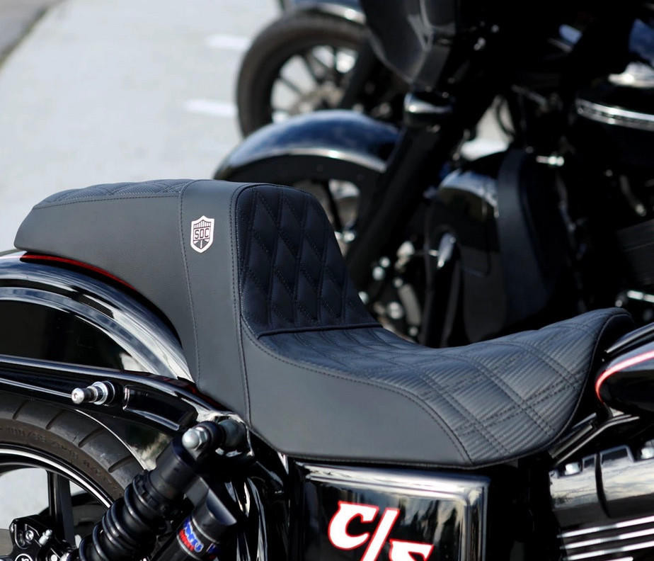 Saddlemen x San Diego Customs Step Up Seat Gripper fits '06-'17