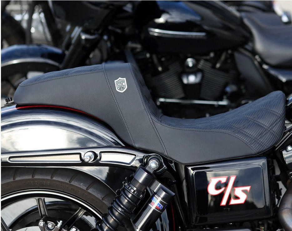 Saddlemen x San Diego Customs Step Up Seat Gripper fits '06-'17