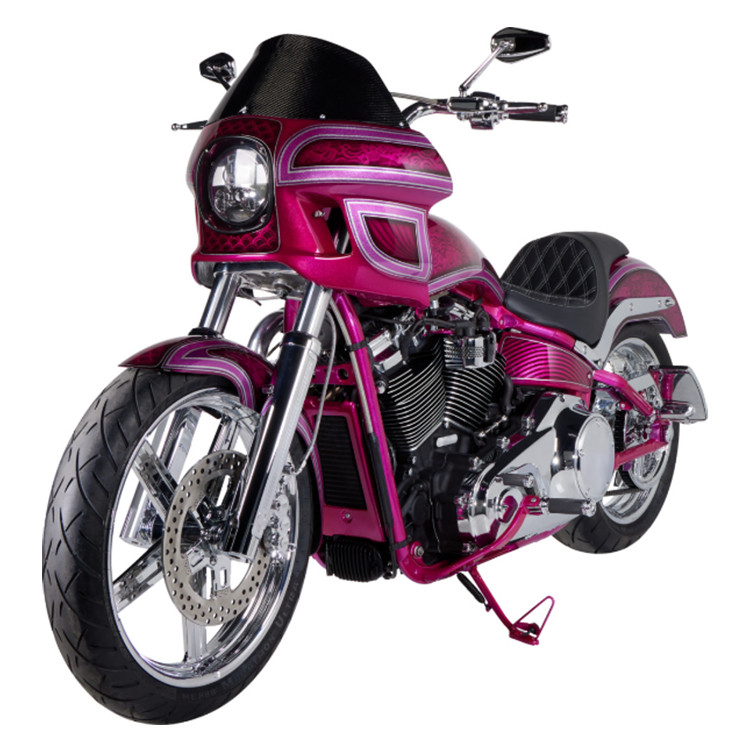 Arlen Ness Mini Stocker Harley Forged Mirror Side View
