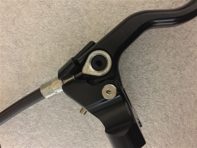 Elite Mototech Easy Pull Harley Clutch Lever W/ Mirror Mount