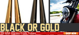 Black or Gold Harley Fork Tubes for 39MM