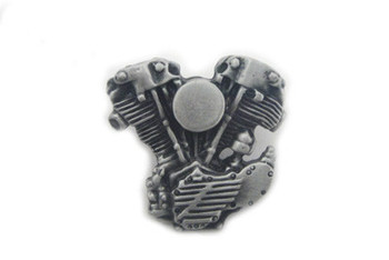 Knucklehead Lapel Pin - Silver Patina