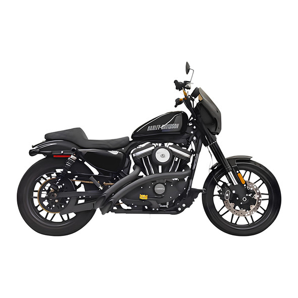 Bassani Exhaust - Radical Sweeper Exhaust Systems- fits '14-'20 XL1200C/1200CX/1200T
