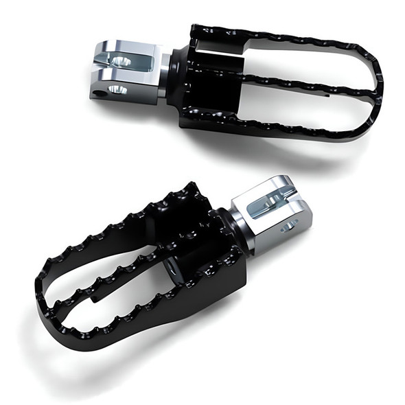 Burly Brand - MX Style Passenger Footpegs - fits '18-up Softail & Pan America Models