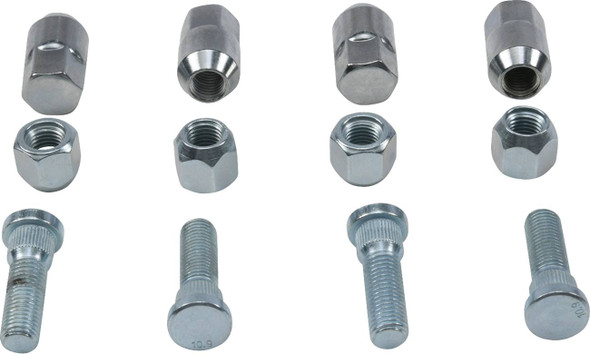 Moose Offroad - 02131260 - Wheel Stud/Nut Kit - Front/Rear - Polaris Ranger 570/900/RZR 900