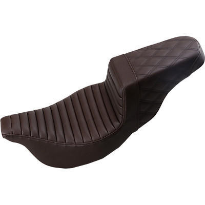 Saddlemen - Step-Up Seat Tuck & Roll/Rear Lattice Stitch fits '08-'25 Harley Touring Models