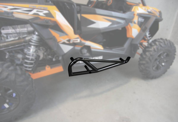 Moose Offroad - 05301424 - Nerf Bars - Black - RZR 2-Seater