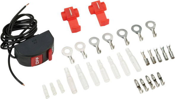 Moose Offroad - 06160233 - Universal On/Off Flat Mount Toggle Switch