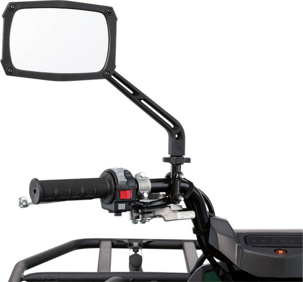 Moose Offroad - 06401315 - Mirror - ATV - Side View/Anti-Vibration - Rectangle - Black