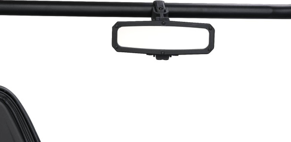 Moose Offroad - 06401716 - Mirror - Rear View w/LED Dome Light - Black - UTV