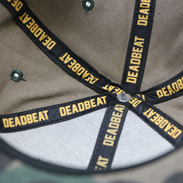  Deadbeat Customs Hunter Orange/Camo Snapback 