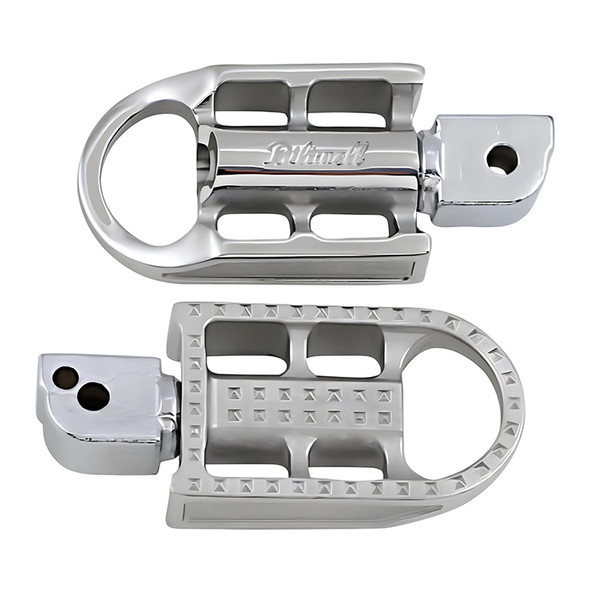 Biltwell - Mushman Footpeg Polished fits M8 Softail & Pan America Models (Passenger)