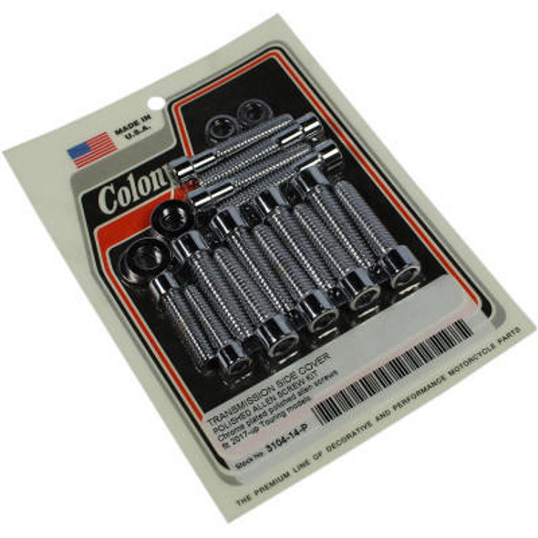 Colony Machine - Transmission Side Cover Bolt Kit fits '17-'21 Touring Models