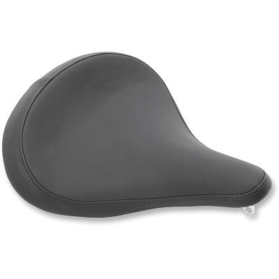 Drag Specialties Black Vinyl Large Spring Solo Seat, Smooth