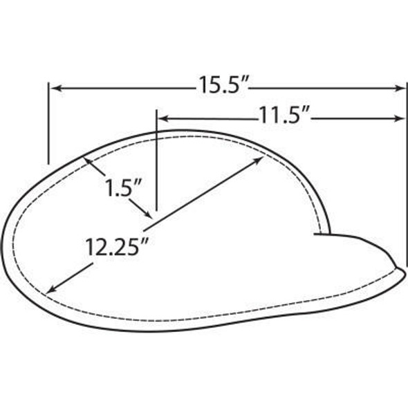 Drag Specialties - Large Low Profile Spring Solo Seats