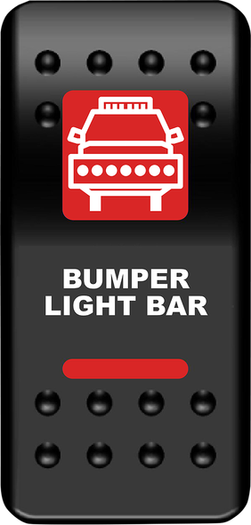 Moose Offroad - 21060551 - Rocker Switch - Bumper Light Bar - Red