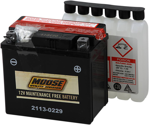 Moose Offroad - 21130229 - AGM Battery - YTZ7S