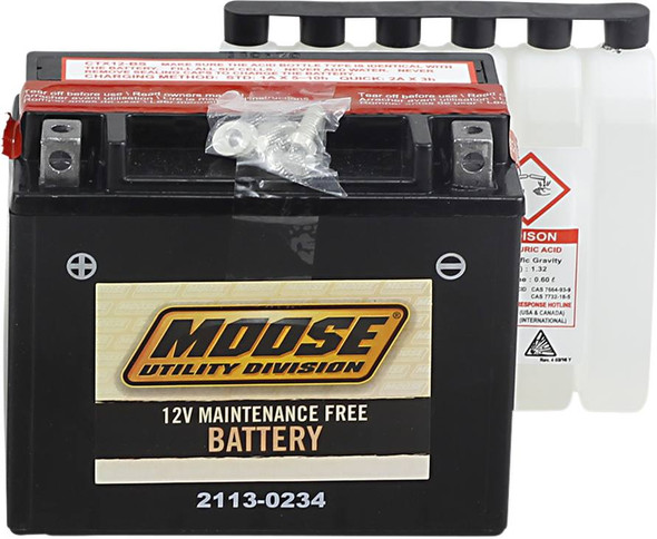 Moose Offroad - 21130234 - AGM Battery - YTX12-BS