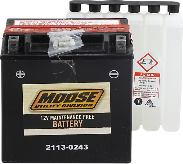 Moose Offroad - 21130243 - AGM Battery - YTX20CH-BS