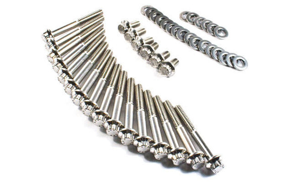 Feuling - 12-Point External Primary Engine Bolt Fastener Kit fits '04-'20 Sportster Models
