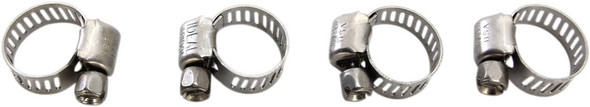 Moose Offroad - 24020167 - Clamp Hose - Stainless Steel - 7-17 mm - 4-Pack