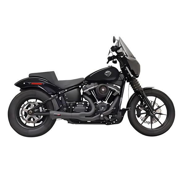 Bassani Exhaust - The Ripper Road Rage 2-into-1 Exhuast System fits '18-Up M8 Softail Models