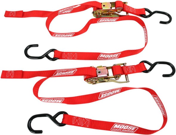 Moose Offroad - 39200298 - Ratchet Tie-Down - 1" - Red