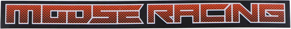 Moose Offroad - 43202410 - Decal - Moose Corporate - Orange/White - 6"