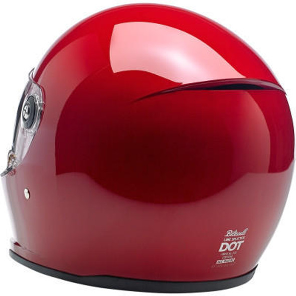  Biltwell Lane Splitter Full Face Helmet - Gloss Blood Red 
