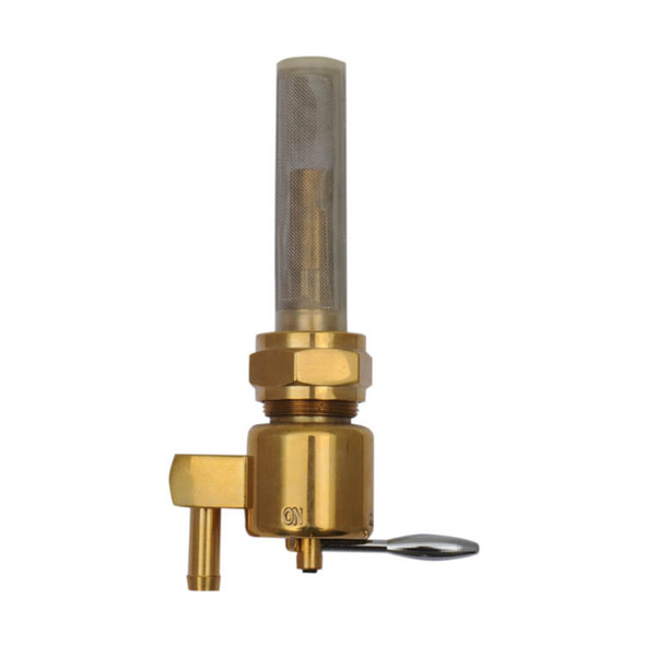 Drag Specialties - 22MM Down-Facing Outlet Fuel Petcock - Bronze