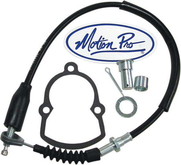 Motion Pro - MP010299 - Black Vinyl Rear Brake Cable Kit - +4" - Blaster