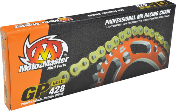 Moto-Master - 12200456 - GP 428 - Drive Chain - 134 Links - Gold Moto-Master - 12200456 - GP 428 - Drive Chain - 134 Links - Gold