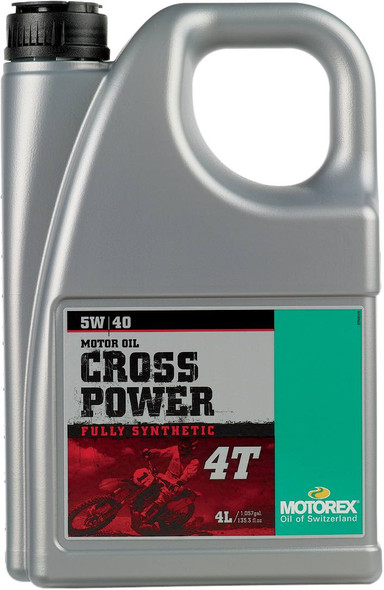 Motorex - 36010112 - Cross Power Synthetic 4T Engine Oil - 5W-40 - 4L