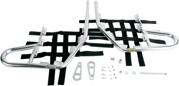 Motorsport Products - 05300392 - Nerf Bars - Raptor 660 - Silver Motorsport Products - 05300392 - Nerf Bars - Raptor 660 - Silver
