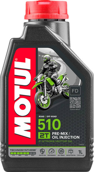 Motul - 36020027 - 510 2T Anti-Smoke Oil - 1L